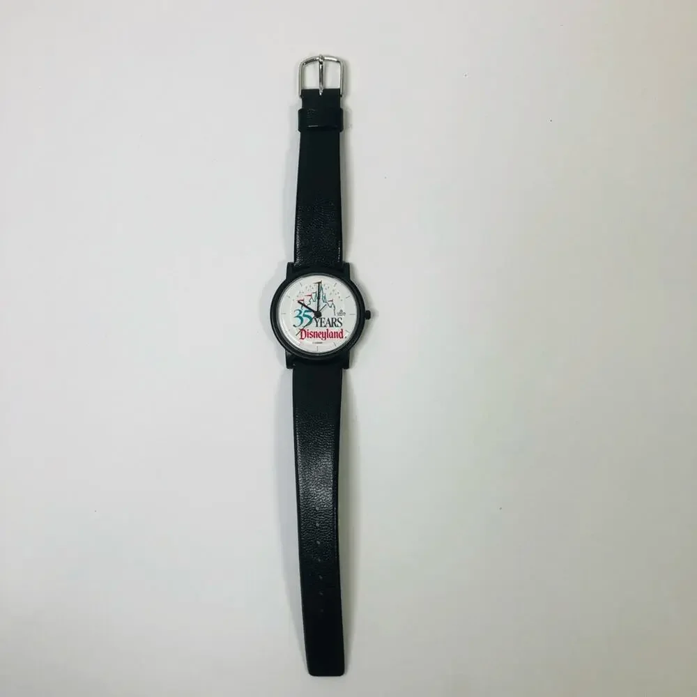disneyland watch 35 year anniversary walt disney lover vintage novelty black acc